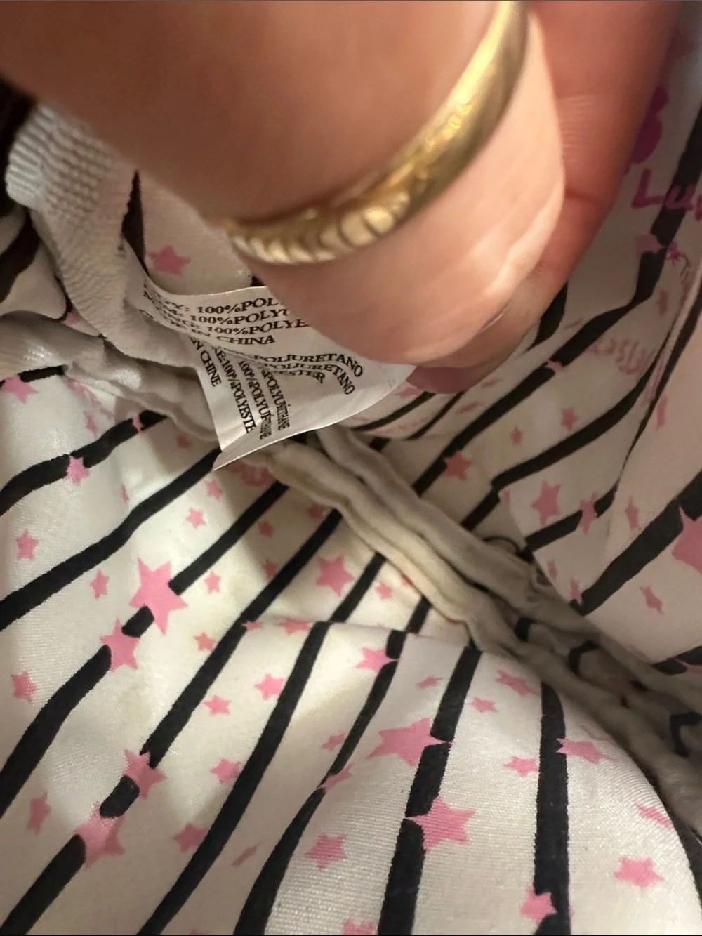 Betsey Johnson Puppy Face Wristlet with Pink Heart Nose